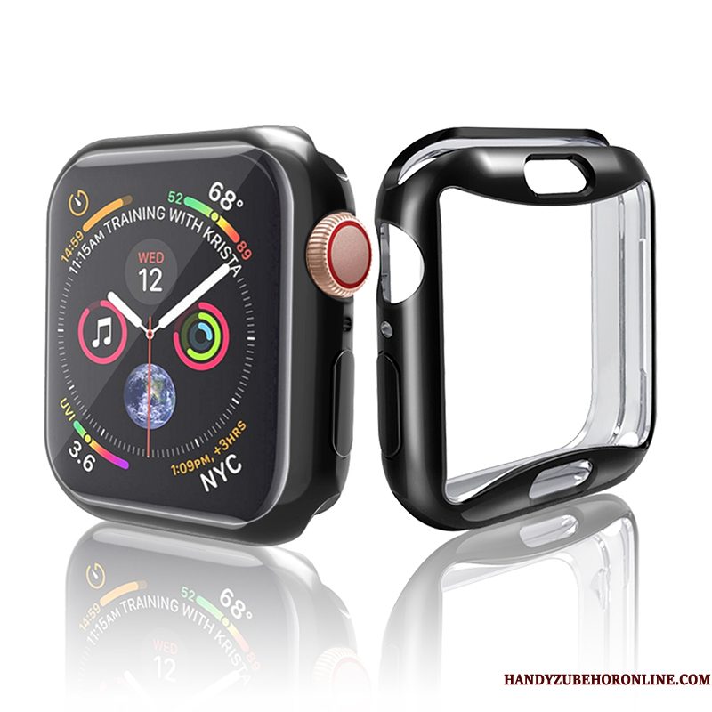 Hoesje Apple Watch Series 4 Zakken Accessoires Trend, Hoes Apple Watch Series 4 Siliconen Anti-fall Goud