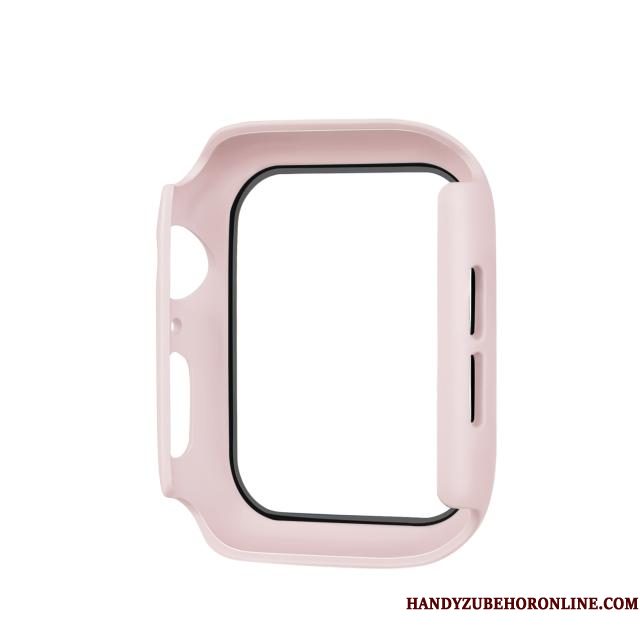 Hoesje Apple Watch Series 5 Bescherming Geel Skärmskydd, Hoes Apple Watch Series 5 Nieuw Tempereren