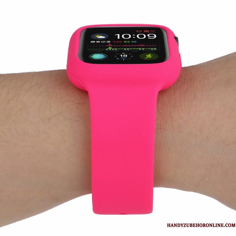 Hoesje Apple Watch Series 5 Mode Trend Rood, Hoes Apple Watch Series 5 Bescherming Nieuw Sport