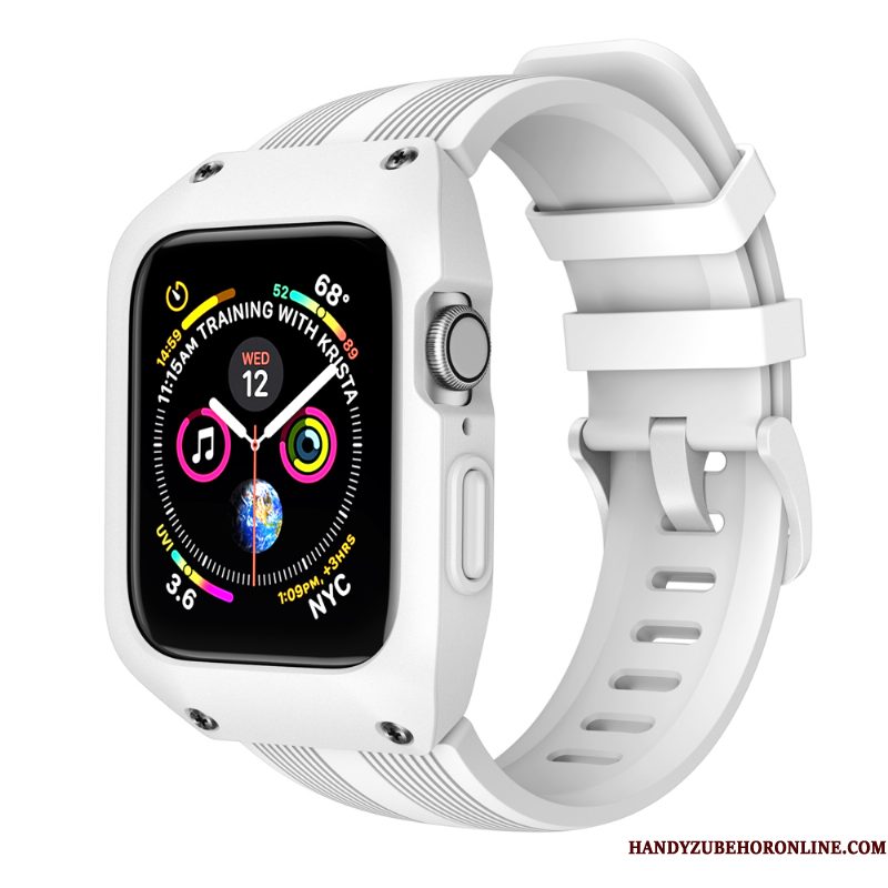 Hoesje Apple Watch Series 5 Scheppend Anti-fall Sport, Hoes Apple Watch Series 5 Bescherming Groen