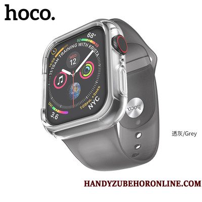 Hoesje Apple Watch Series 5 Siliconen Nieuw Sport, Hoes Apple Watch Series 5 Bescherming Zwart Koel