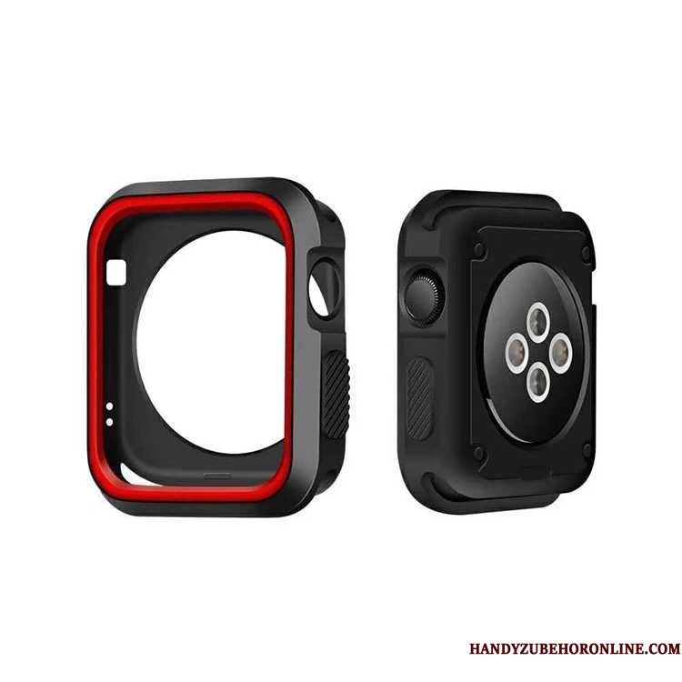 Hoesje Apple Watch Series 5 Zacht Zwart, Hoes Apple Watch Series 5