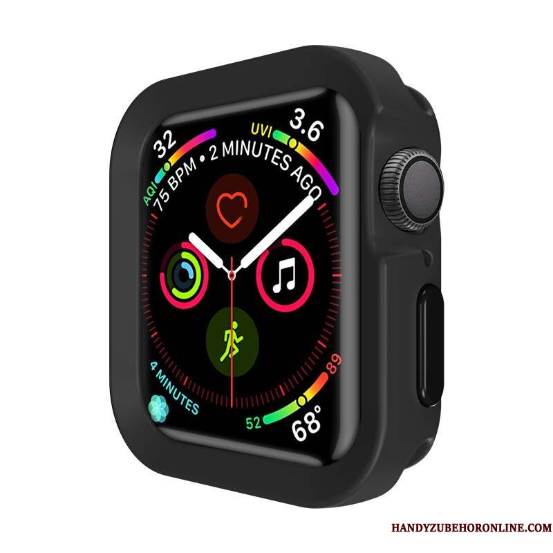 Hoesje Apple Watch Series 5 Zakken Roze Lichte En Dun, Hoes Apple Watch Series 5 Siliconen Net Red Nieuw