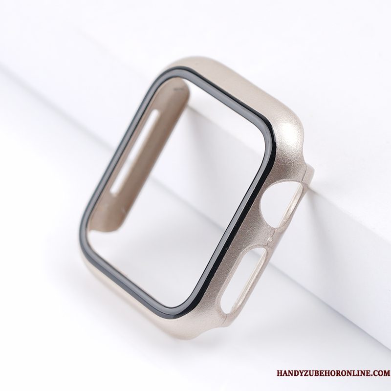 Hoesje Apple Watch Series 5 Zakken Twee Kleuren Anti-fall, Hoes Apple Watch Series 5 Bescherming Zwart Gemeenschappelijk