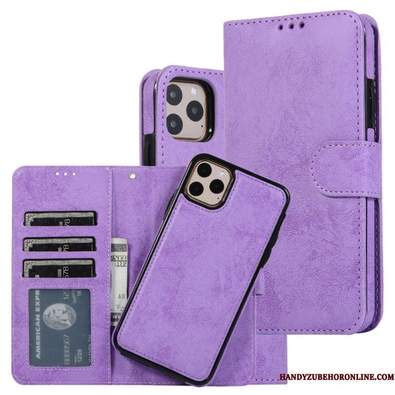 Hoesje Folio-hoesje voor iPhone 14 Afneembaar
