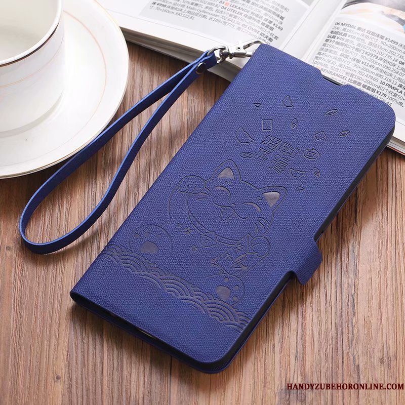 Hoesje Honor 20 Pro Bescherming Schrobben Trendy Merk, Hoes Honor 20 Pro Folio Anti-fall Bedrijf