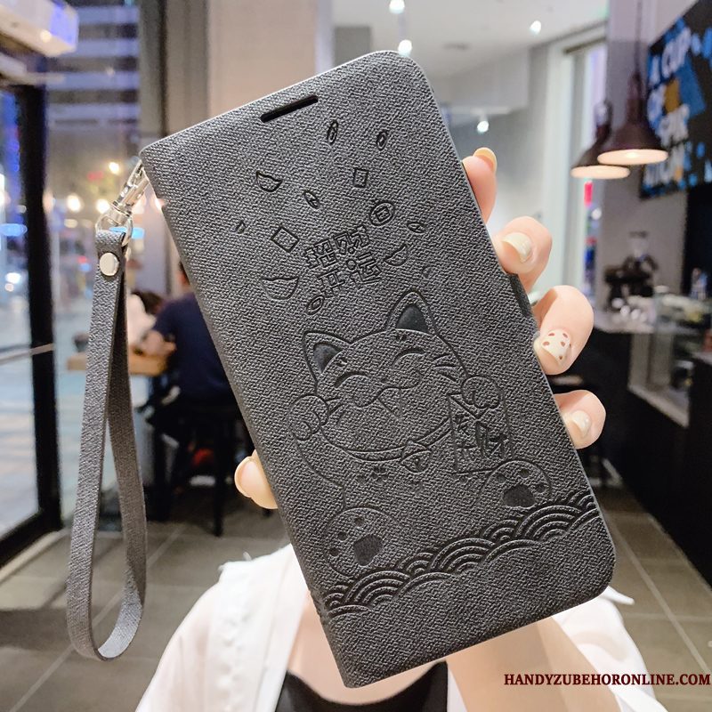 Hoesje Honor 20 Pro Leer Jeugdtelefoon, Hoes Honor 20 Pro Vintage Rijkdom Anti-fall