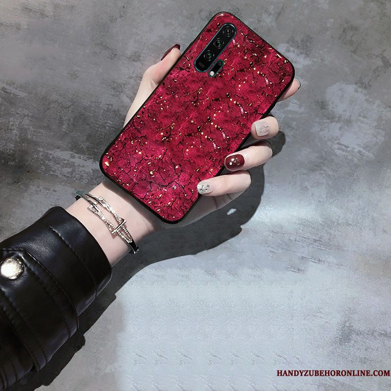 Hoesje Honor 20 Pro Siliconen Persoonlijk Schrobben, Hoes Honor 20 Pro Scheppend Purper Anti-fall