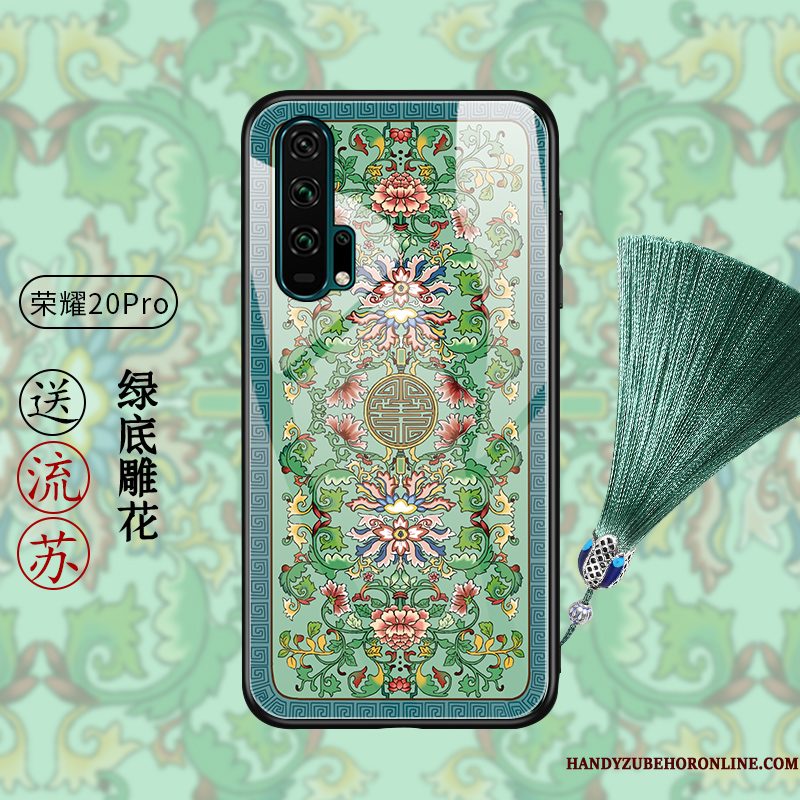 Hoesje Honor 20 Pro Vintage Anti-fall Dun, Hoes Honor 20 Pro Zakken Telefoon Snijwerk