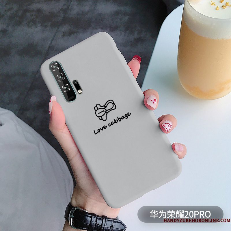 Hoesje Honor 20 Pro Zacht Eenvoudige Konijn, Hoes Honor 20 Pro Siliconen Anti-fall Trend