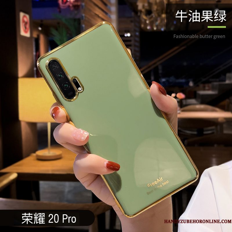 Hoesje Honor 20 Pro Zakken Groen Grijs, Hoes Honor 20 Pro Siliconen Dun Persoonlijk