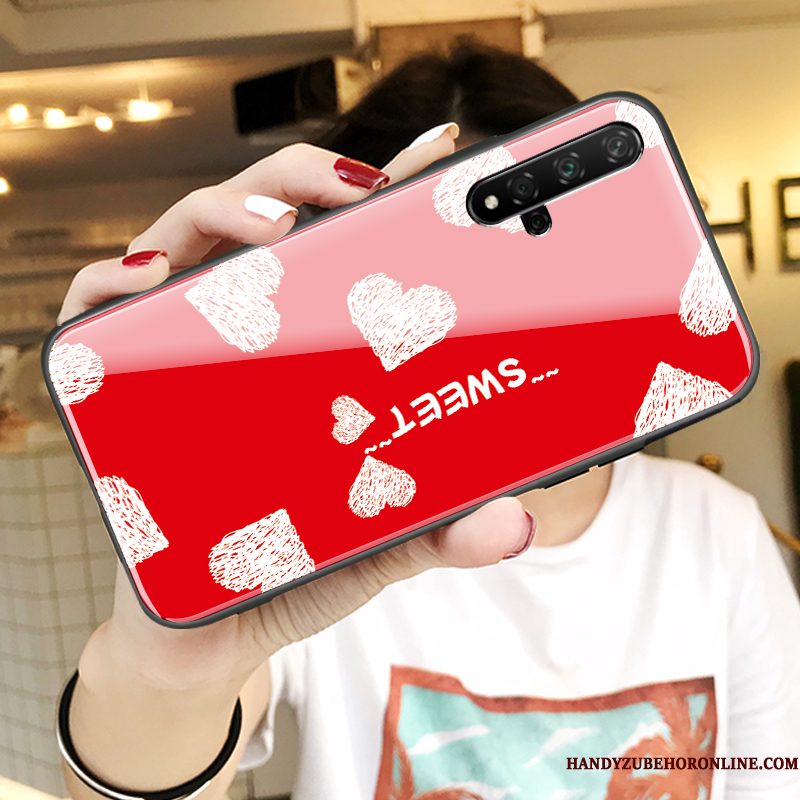 Hoesje Honor 20 Siliconen Mooie Anti-fall, Hoes Honor 20 Zakken Telefoon Net Red