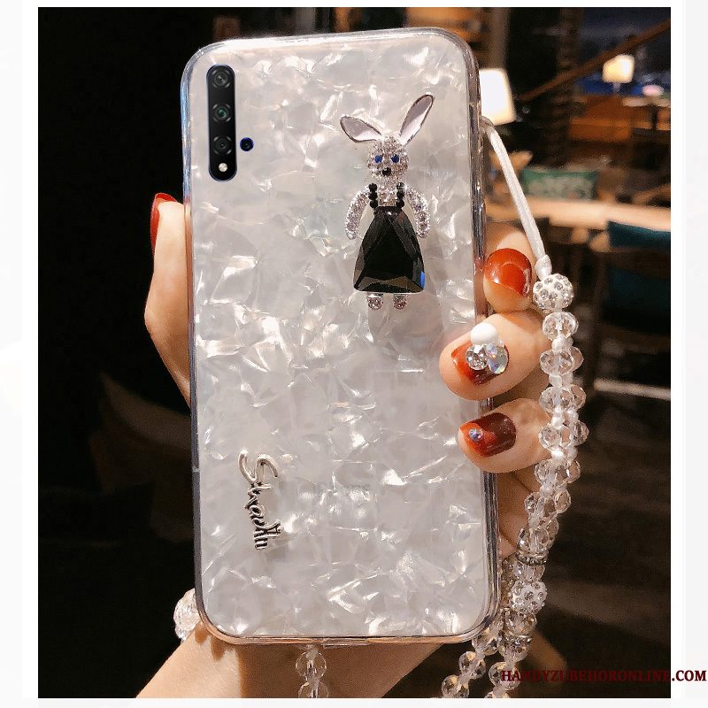 Hoesje Honor 20 Strass Dun Anti-fall, Hoes Honor 20 Zacht Telefoon Trend