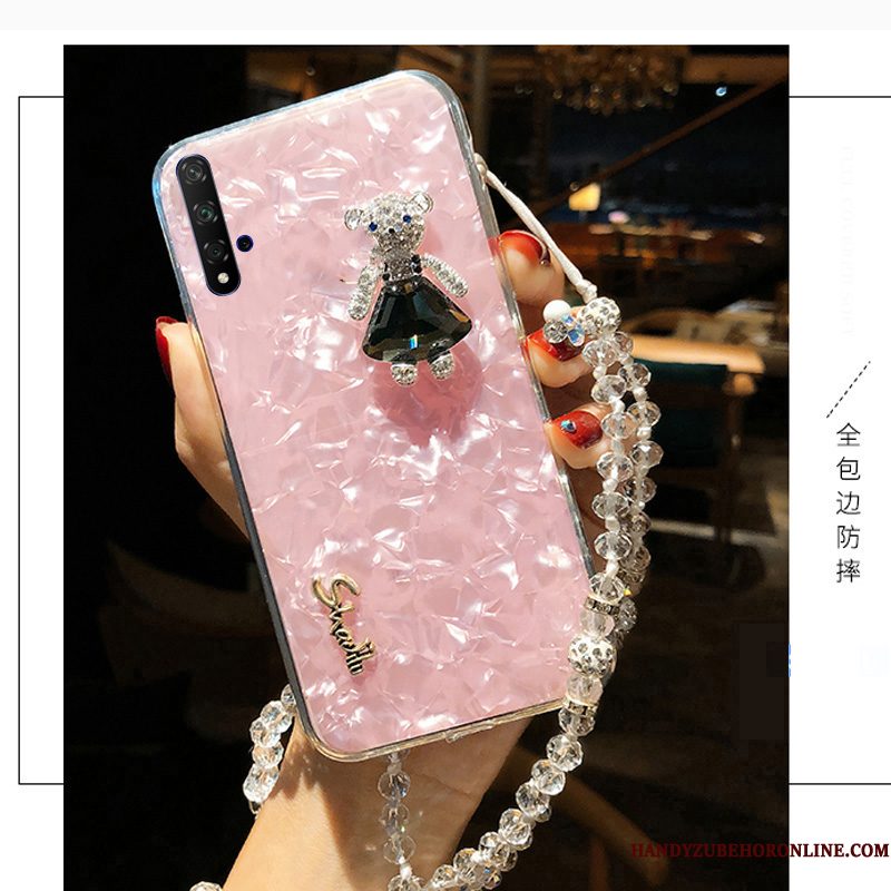 Hoesje Honor 20 Strass Dun Anti-fall, Hoes Honor 20 Zacht Telefoon Trend