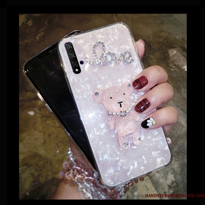 Hoesje Honor 20 Strass Dun Anti-fall, Hoes Honor 20 Zacht Telefoon Trend