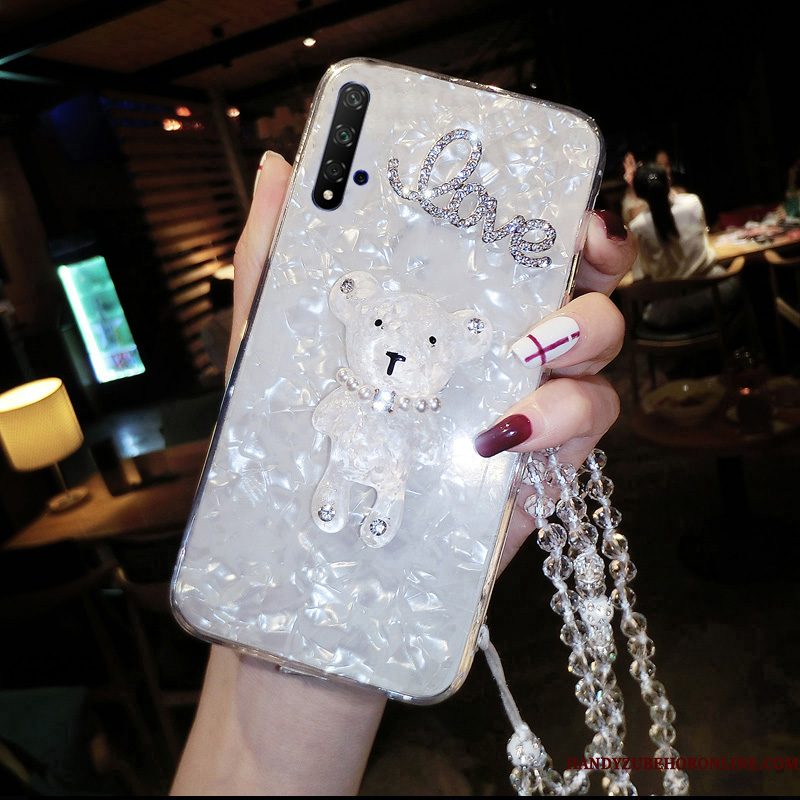 Hoesje Honor 20 Strass Dun Anti-fall, Hoes Honor 20 Zacht Telefoon Trend