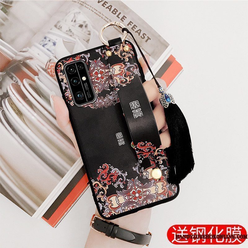 Hoesje Honor 30 Mode Zwarttelefoon, Hoes Honor 30 Chinese Stijl Trendy Merk