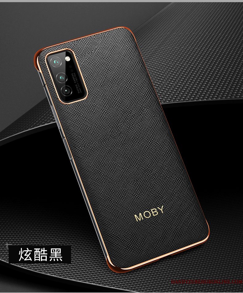 Hoesje Honor 30 Pro Leer High End Trend, Hoes Honor 30 Pro Bescherming Dun Zwart