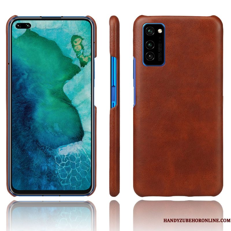 Hoesje Honor 30 Pro Leer Trend Bedrijf, Hoes Honor 30 Pro Bescherming Geel Kwaliteit