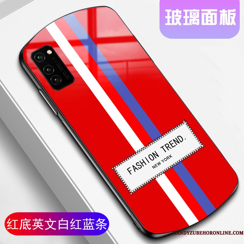 Hoesje Honor 30 Pro Zakken Net Red Persoonlijk, Hoes Honor 30 Pro Siliconen Blauw Wit