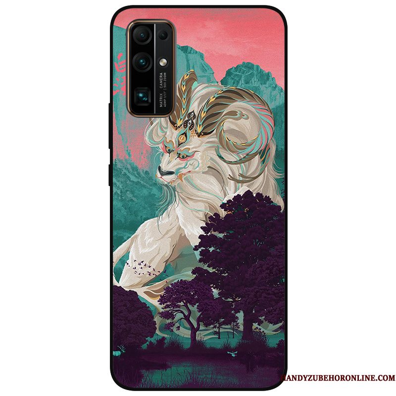 Hoesje Honor 30 Siliconen Anti-falltelefoon, Hoes Honor 30 Bescherming Kunst Trend