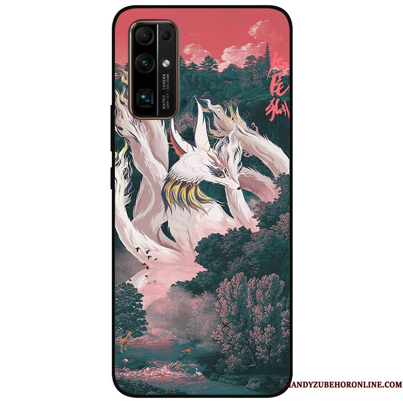 Hoesje Honor 30 Siliconen Anti-falltelefoon, Hoes Honor 30 Bescherming Kunst Trend