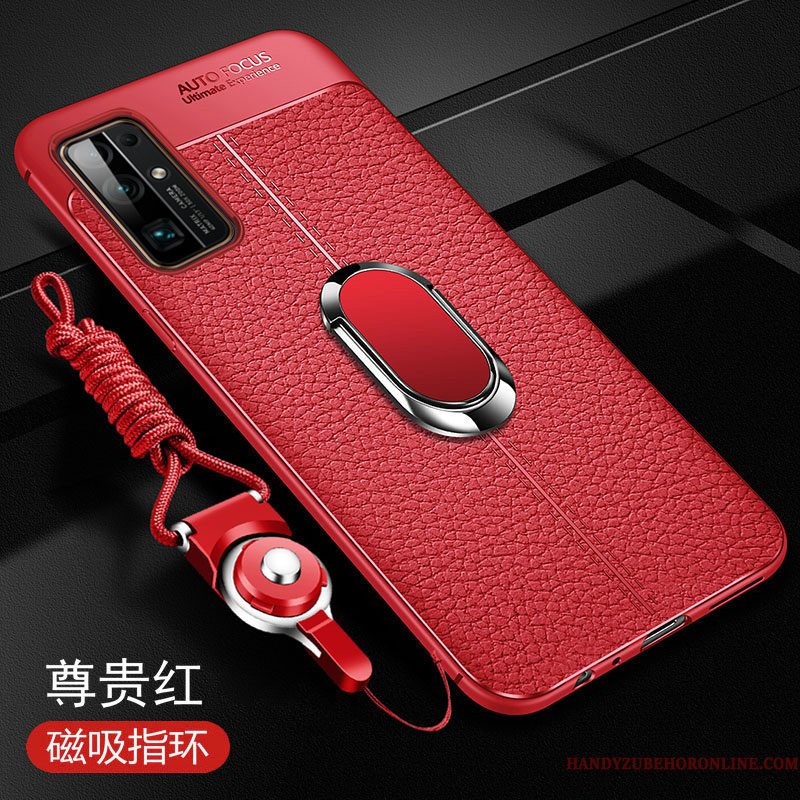 Hoesje Honor 30 Siliconen Rood Dun, Hoes Honor 30 Zacht Trendy Merk Persoonlijk