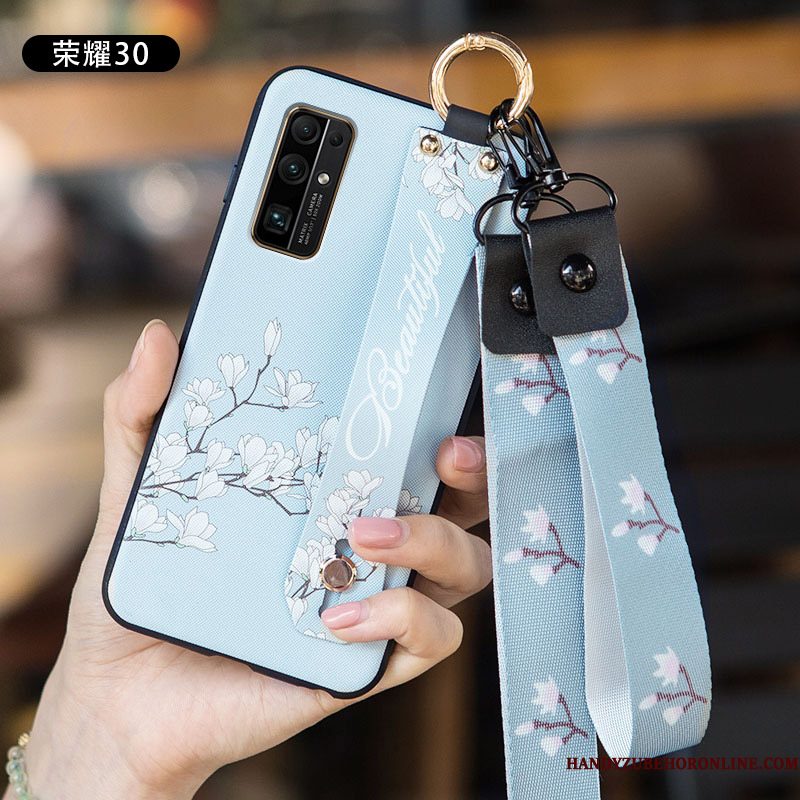 Hoesje Honor 30 Siliconen Schrobben Vers, Hoes Honor 30 Bescherming Anti-fall Mini