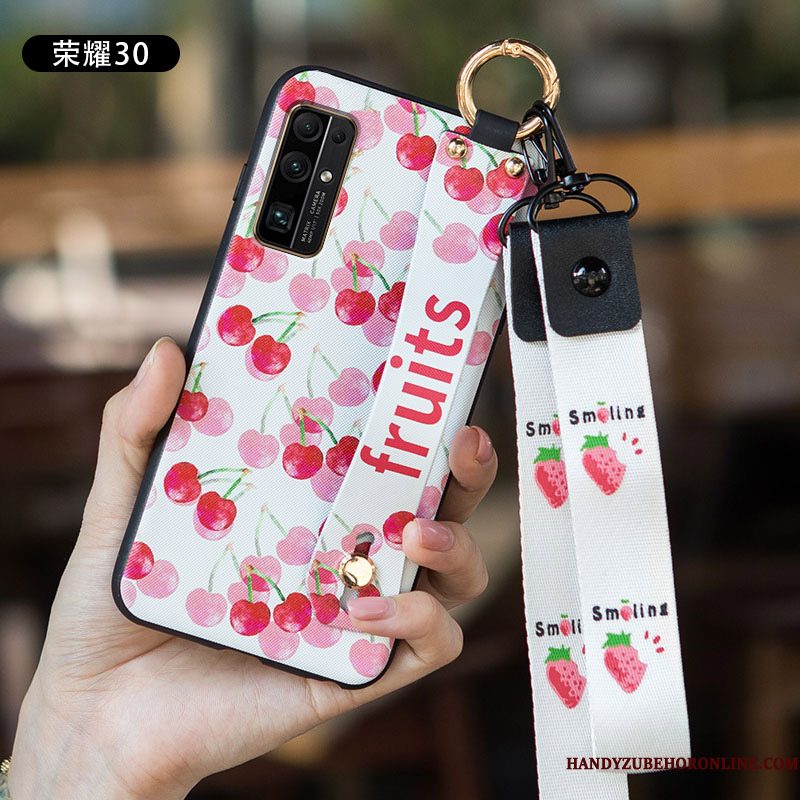 Hoesje Honor 30 Siliconen Schrobben Vers, Hoes Honor 30 Bescherming Anti-fall Mini