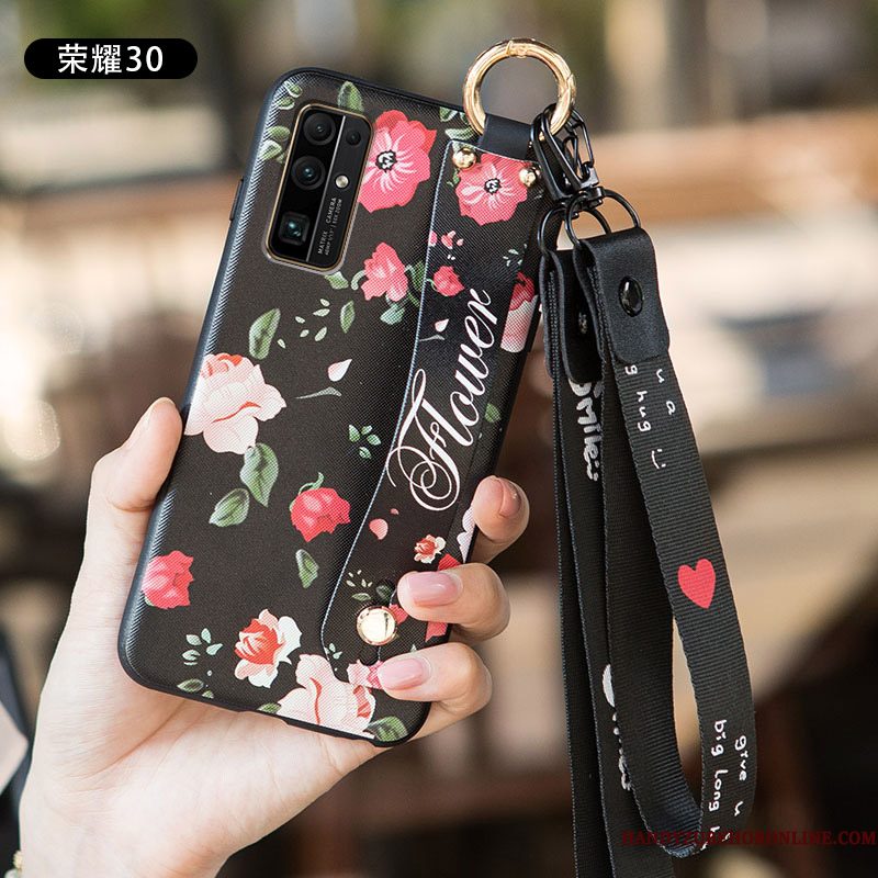 Hoesje Honor 30 Siliconen Schrobben Vers, Hoes Honor 30 Bescherming Anti-fall Mini