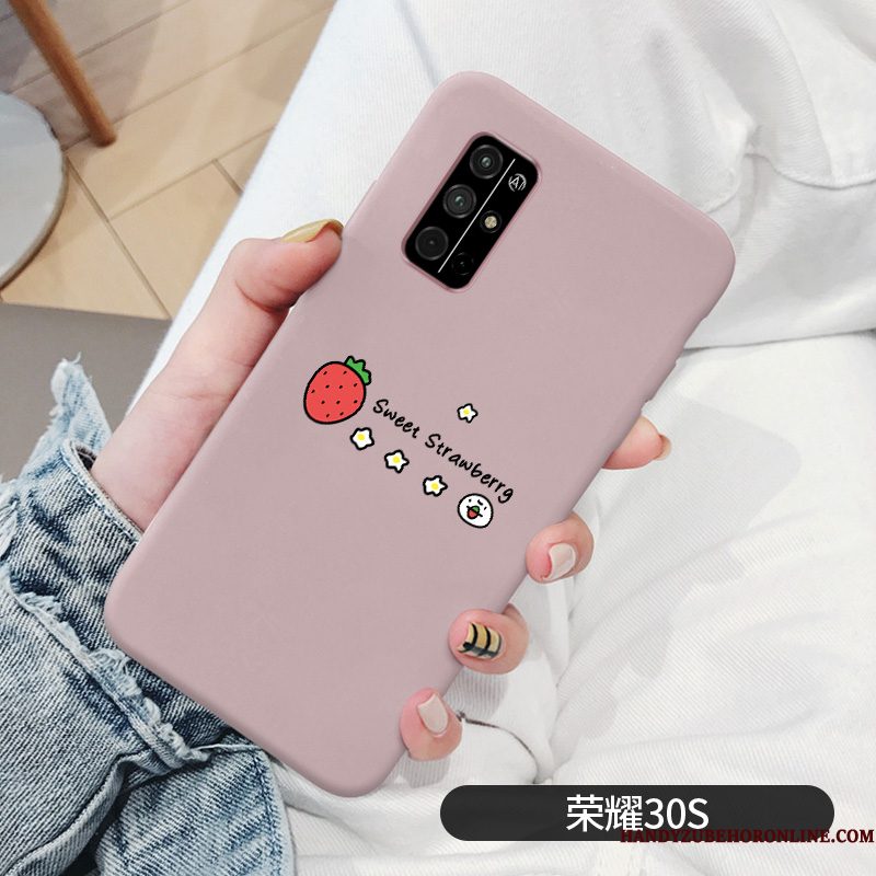 Hoesje Honor 30s Siliconen Anti-fall Fruit, Hoes Honor 30s Bescherming Verstelefoon