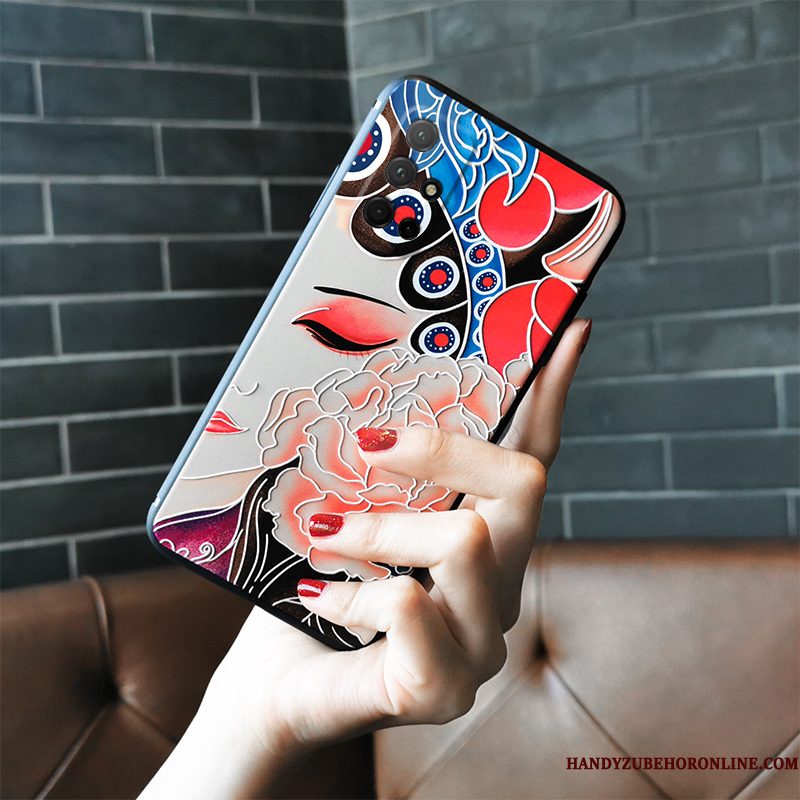 Hoesje Honor 30s Zacht Trend Chinese Stijl, Hoes Honor 30s Zakken Peking Opera Anti-fall