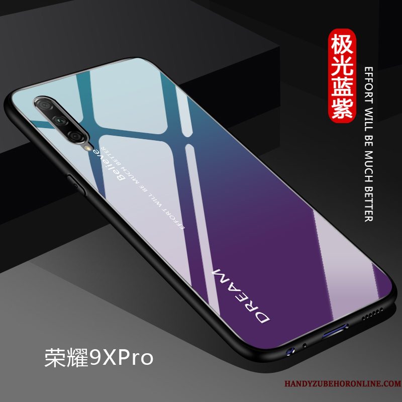 Hoesje Honor 9x Pro Scheppend Verloop Lovers, Hoes Honor 9x Pro Zakken Dun Persoonlijk