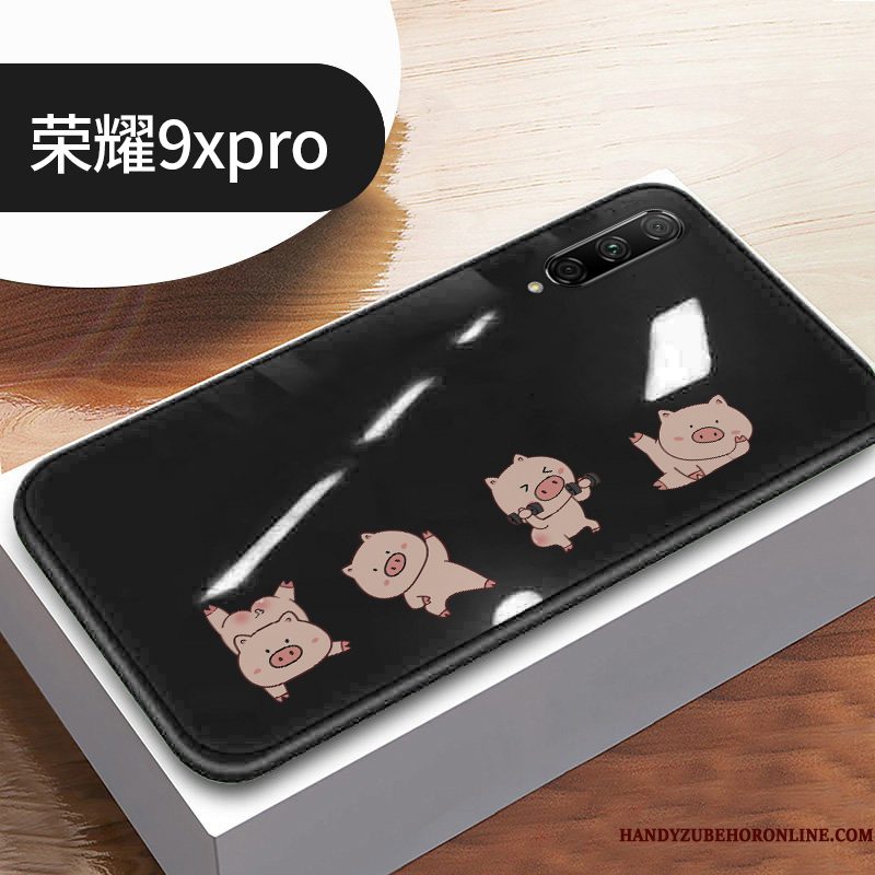 Hoesje Honor 9x Pro Siliconen Anti-fall Lovers, Hoes Honor 9x Pro Spotprent Trendy Merktelefoon