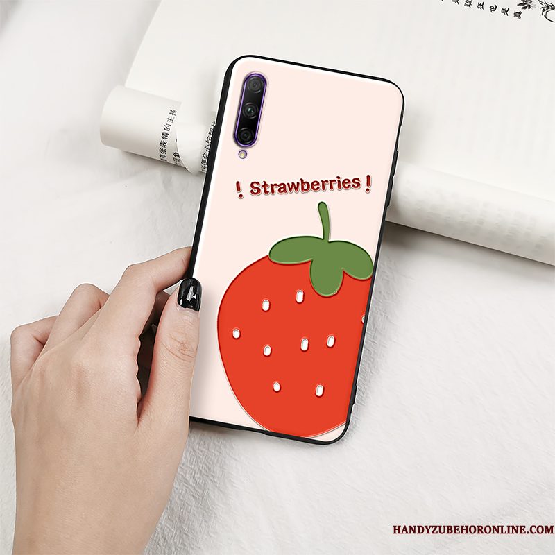 Hoesje Honor 9x Pro Siliconen Anti-falltelefoon, Hoes Honor 9x Pro Zacht Net Red Fruit