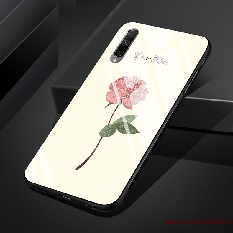 Hoesje Honor 9x Pro Siliconen Telefoon Bloemen, Hoes Honor 9x Pro Glas Anti-fall