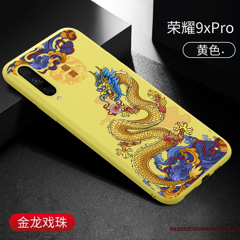 Hoesje Honor 9x Pro Zakken Persoonlijk Anti-fall, Hoes Honor 9x Pro Vintage High End Nieuw