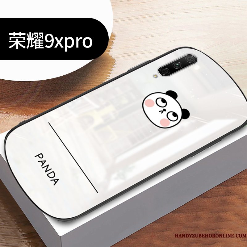 Hoesje Honor 9x Pro Zakken Persoonlijk Glas, Hoes Honor 9x Pro Siliconen Telefoon Wit