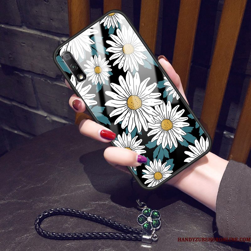 Hoesje Honor 9x Vintage Zonnebloem Anti-fall, Hoes Honor 9x Zakken Net Red Jeugd