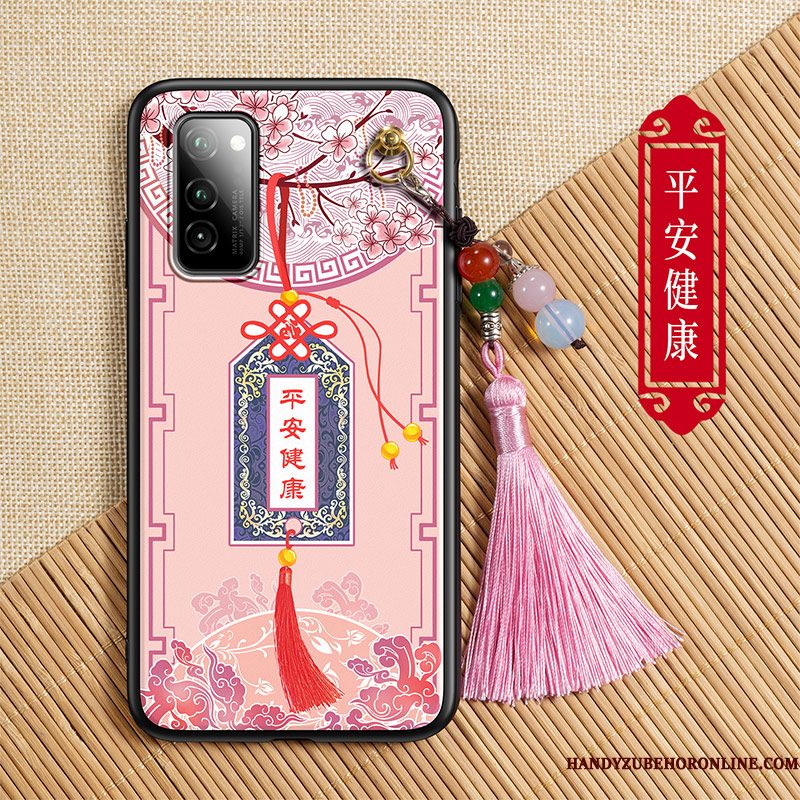 Hoesje Honor View30 Mode Kwasten Rood, Hoes Honor View30 Chinese Stijltelefoon