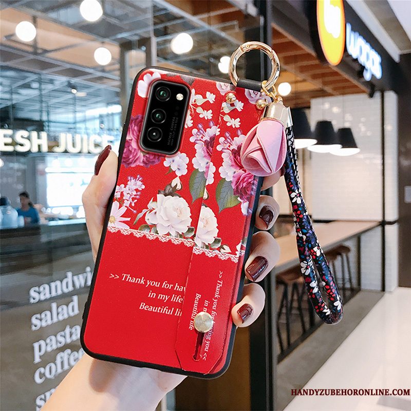 Hoesje Honor View30 Pro Bescherming Trend Rood, Hoes Honor View30 Pro Scheppend Persoonlijktelefoon