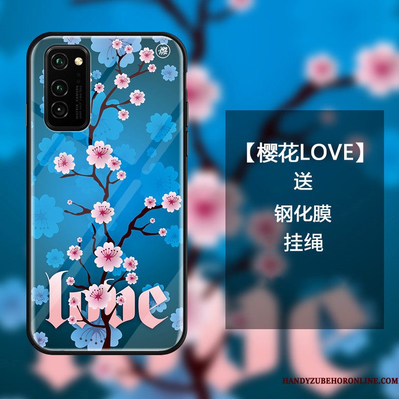 Hoesje Honor View30 Pro Bescherming Vers Blauw, Hoes Honor View30 Pro Telefoon Kers