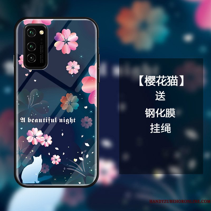 Hoesje Honor View30 Pro Bescherming Vers Blauw, Hoes Honor View30 Pro Telefoon Kers