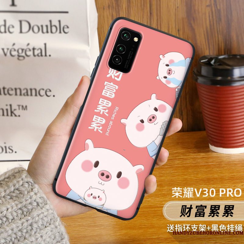 Hoesje Honor View30 Pro Scheppend Nieuw Eenvoudige, Hoes Honor View30 Pro Siliconen Telefoon Persoonlijk