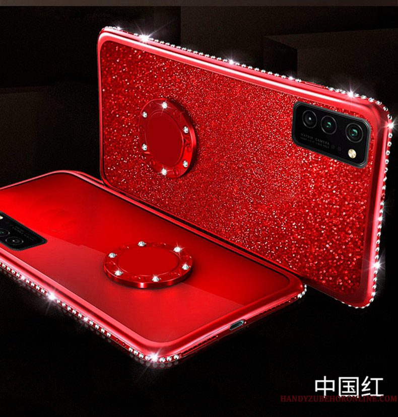 Hoesje Honor View30 Pro Siliconen Dun Nieuw, Hoes Honor View30 Pro Zakken Telefoon Net Red