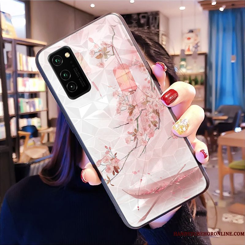 Hoesje Honor View30 Pro Trendy Merk Ruit, Hoes Honor View30 Pro Anti-fall Patroon