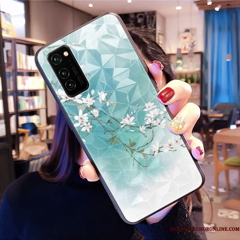 Hoesje Honor View30 Pro Trendy Merk Ruit, Hoes Honor View30 Pro Anti-fall Patroon