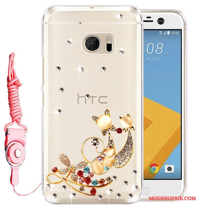 Hoesje Htc 10 Strass Rozetelefoon, Hoes Htc 10 Bescherming