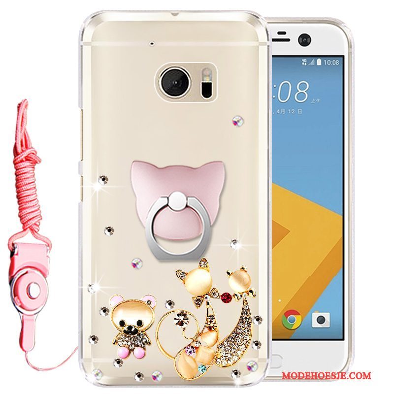 Hoesje Htc Desire 10 Lifestyle Bescherming Telefoon Goud, Hoes Htc Desire 10 Lifestyle Strass