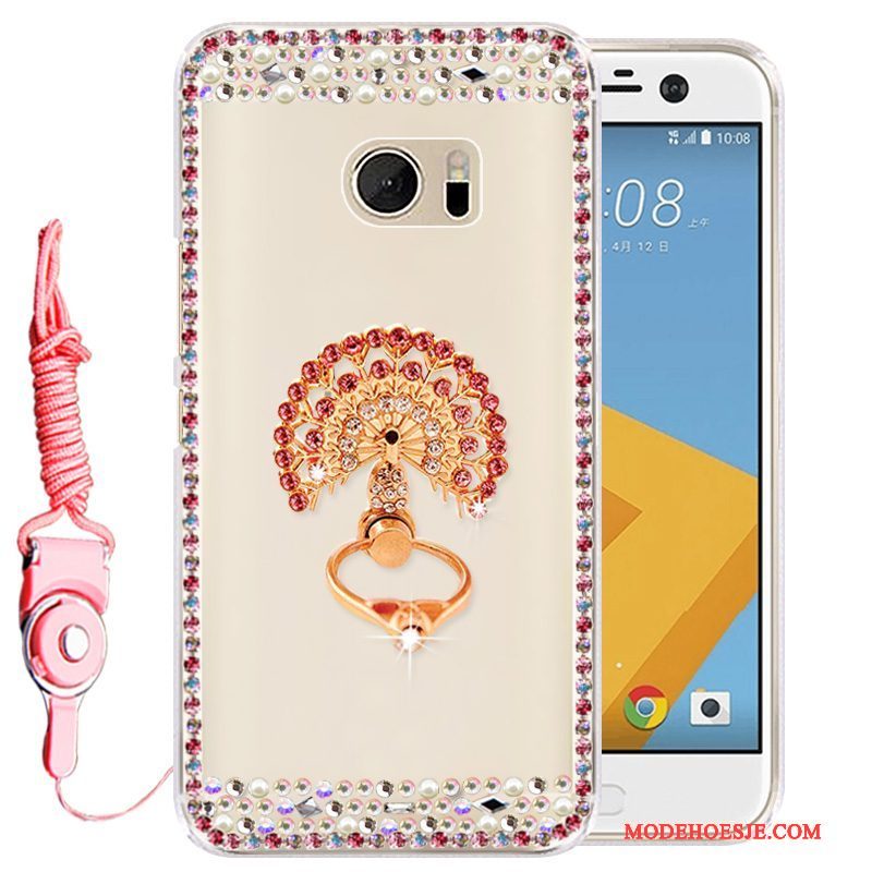 Hoesje Htc Desire 10 Lifestyle Bescherming Telefoon Goud, Hoes Htc Desire 10 Lifestyle Strass